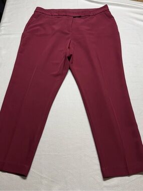 Investments Woman Wine Straight Leg Pants